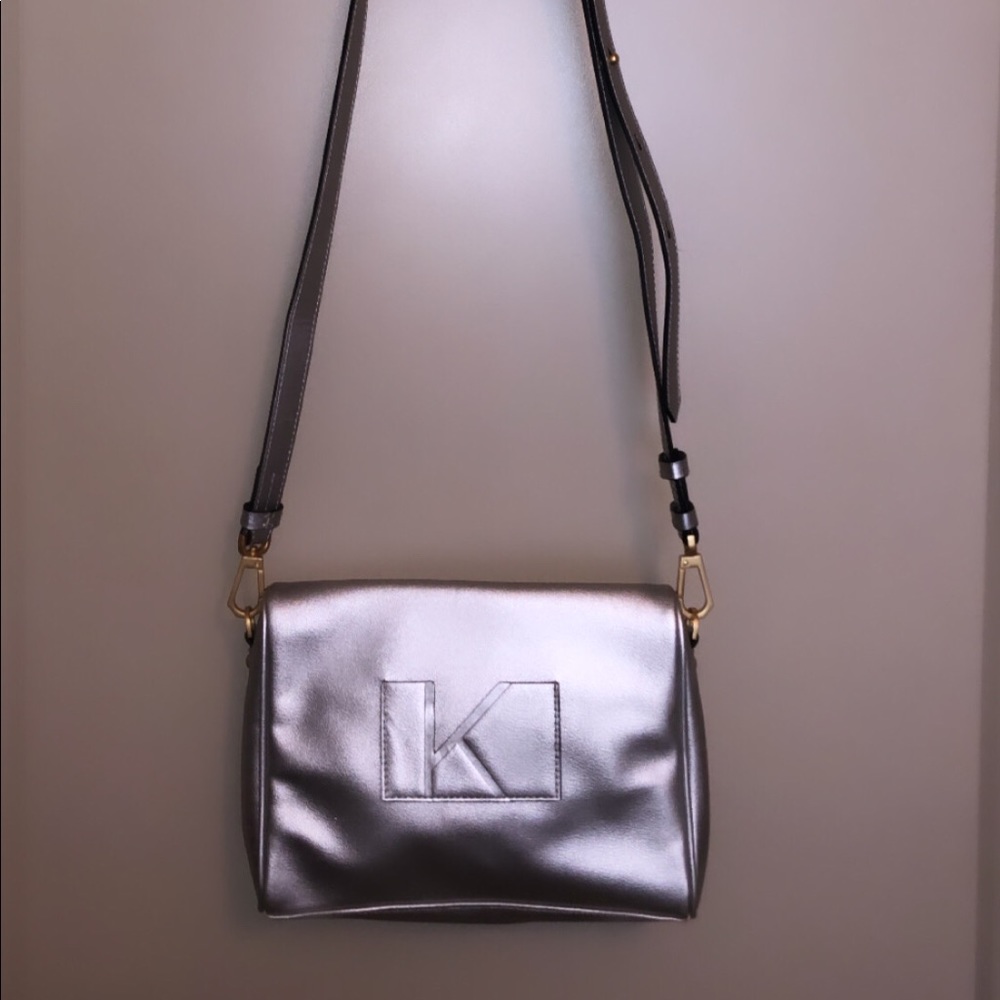 Kendall and Kylie Jenner Silver Purse